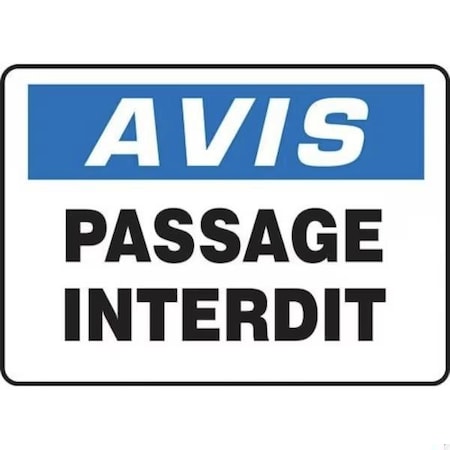 Accuform OSHA NOTICE SAFETY SIGN NO FRMATR804VS FRMATR804VS